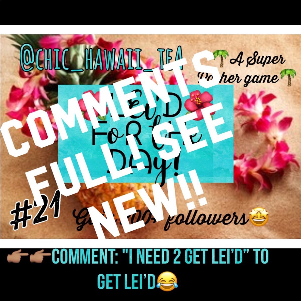 Comments almost full! See new LEI’d!